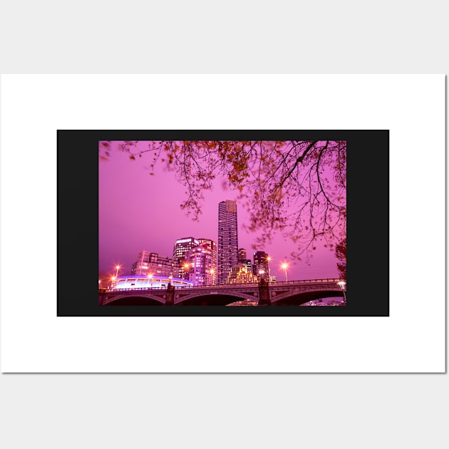 Melbourne City Pretty in Pink II Wall Art by Design A Studios